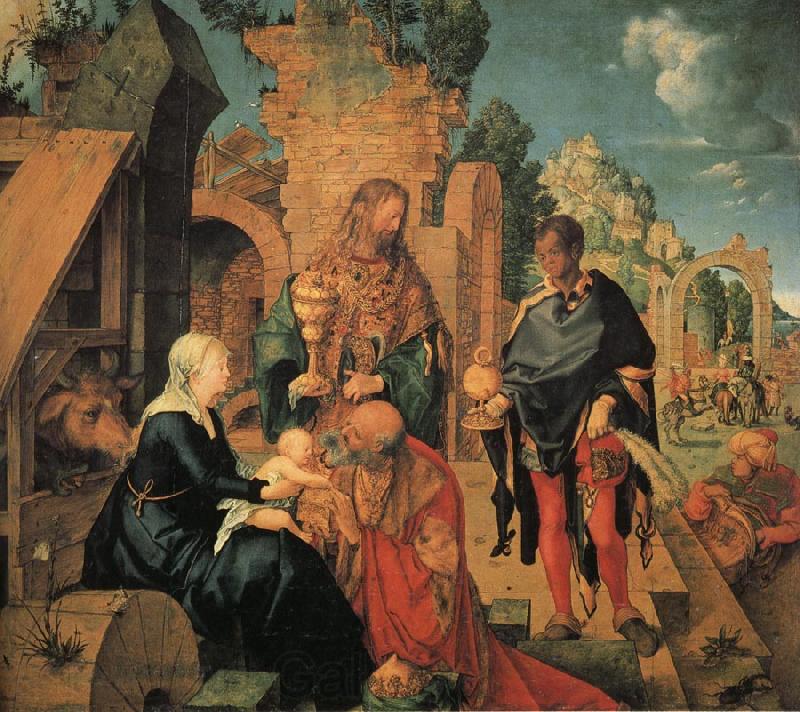 Albrecht Durer The Adoration of the Magi Norge oil painting art